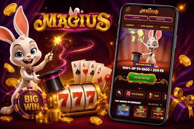 Magius Casino App Screenshot